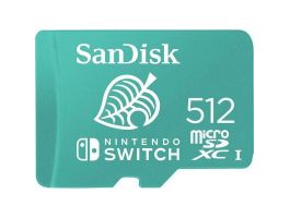 SanDisk microSDXC 512GB V30, C10 Memória Kártya, Nintendo Switch-hez (SDSQXAO-512G-GNCZN)