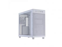 ASUS Prime AP303, Tápegység nélkül, Fehér, Üvegfalú PC ház (AP303/WT/TG)