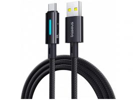 BASEUS adatkábel - USB - Type-C, 1m (P10379002121-00) fekete