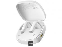 BASEUS BOWIE E20 BT fülhallgató (A00069700223-00) fehér