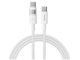BASEUS DISPLAY II adatkábel - Type-C-Type-C, 100W, 200cm (P10382702211-01) fehér