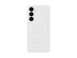 Samsung S26+ Silicone Magnet Case, White (EF-ES947CWEGWW)