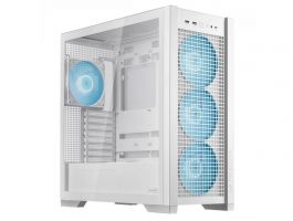 Asus TUF Gaming GT302 TG ARGB WHITE midi számítógépház, fehér