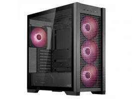 Asus TUF Gaming GT302 TG ARGB BLACK midi számítógépház, fekete