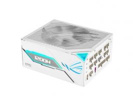 Asus ROG THOR 1200W GAMING ATX 3.1 moduláris tápegység, fehér (ROG-THOR-1200P3-WHITE)
