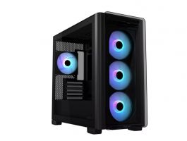 Asus A23 PLUS micro-ATX számítógépház, fekete