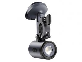 Baseus PrimeTrip 2-in-1 kerékpáros lámpa és telefontartó, fekete (C12569000121-00)