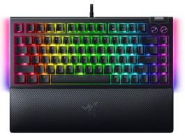 Razer BlackWidow V4 75% mechanikus vezetékes gaming billentyűzet, fekete US (RZ03-05000100-R3M1)