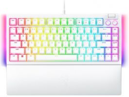 Razer BlackWidow V4 75% mechanikus vezetékes gaming billentyűzet, fehér US (RZ03-05001700-R3M1)