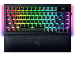Razer BlackWidow V4 Pro 75% mechanikus vezeték nélküli gaming billentyűzet, fekete US (RZ03-05130100-R3M1)
