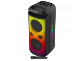 LAMAX PartyKing1 Max 200W Bluetooth Party hangszóró vezetéknélküli karaoke mikrofonnal (LXPSMPK1MXNBA)