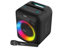 LAMAX Partyking1 Play 80W Bluetooth Party hangszóró vezeték nélküli mikrofonnal (LXPSMPK1PYNBA)