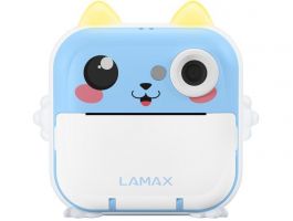 LAMAX InstaKid2 AI Plus Blue hőpapíros gyerek fényképező, kék