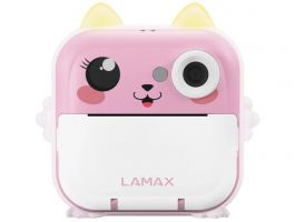 LAMAX InstaKid2 AIPlus Pink hőpapíros gyerek fényképező, rózsaszín (8596687002700)