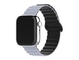 BLACKBIRD Szíj Iwatch készülékhez SPORT mágneses Kék Fekete 42/44/45/46/49 mm (BH1778)