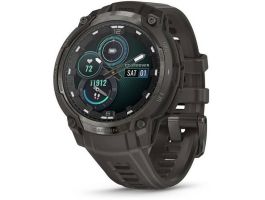 Garmin Instinct Crossover Amoled Tactical, Fekete Szilikon Szíjjal Okosóra (010-03398-02)