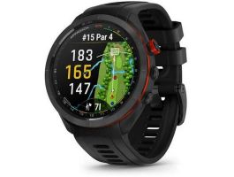 Garmin Approach S70 47mm Black Ceramic, Fekete Szilikon Szíj Okosóra (010-02746-12)