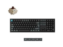Keychron Q6 Ultra 8K Bluetooth, Vezeték nélküli, Magyar, Silk POM, Brown Mechanikus Billentyűzet (Q6U-M3P-HU)