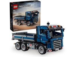 LEGO Technic Billenőplatós teherautó, kék színű, játék építőipari munkagépet tartalmazó szett (42203)