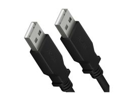 Yenkee YCU 012 BK USB A 2.0 M/M kábel (37000023)
