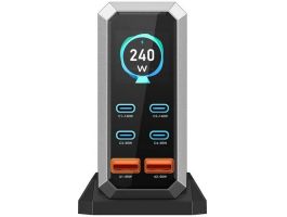 Blitzwolf BW-S31 2xUSB-A, 4xUSB-C, PD, 240 W Hálózati töltő (BW-S31)