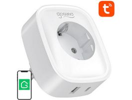 Gosund SP6 Wi-Fi/Bluetooth Okos konnektor, 16A, USB-C, 20W, Tuya