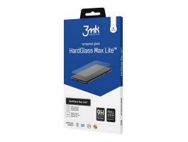 3MK HARD GLASS MAX LITE képernyővédő üveg (3D, 0.3mm, 9H) FEKETE (GP-174519)