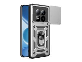 Gigapack Defender szilikon telefonvédő (ütésállóság, tartógyűrű, kameravédő) EZÜST (GP-180407)