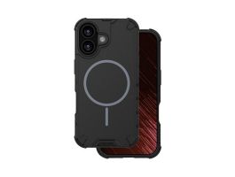 Gigapack Defender műanyag telefonvédő (ütésállóság, légpárnás sarok, matt, szilikon belső, MagSafe) FEKETE (GP-181480)