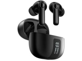 JOYROOM FUNPODS bluetooth fülhallgató SZTEREO (v5.4, TWS, mikrofon, aktív zajszűrő + töltőtok) FEKETE (JR-FN3 BLACK)