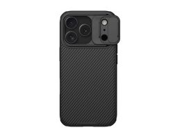 NILLKIN CAMSHIELD PRO MAGNETIC műanyag telefonvédő (ütésállóság, kameravédő, mágneses, csíkos) FEKETE (GP-175228)