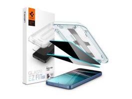 SPIGEN EZ FIT HD képernyővédő üveg 2db (2.5D, betekintés védelem, 0.2mm, 9H + segédkeret) ÁTLÁTSZÓ (AGL09308)