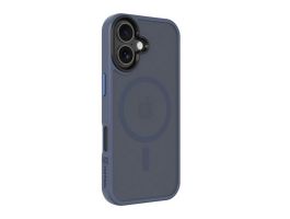 TACTICAL MAGFORCE HYPERSTEALTH szilikon telefonvédő (ütésállóság, átlátszó matt hátlap, MagSafe) SÖTÉTKÉK (57983126619)