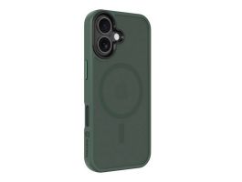 TACTICAL MAGFORCE HYPERSTEALTH szilikon telefonvédő (ütésállóság, átlátszó matt hátlap, MagSafe) SÖTÉTZÖLD (57983126620)