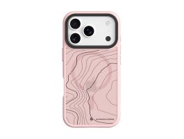 TACTICAL MAGFORCE HYPERSTEALTH SIKA szilikon telefonvédő (ütésállóság, MagSafe, topográfiai minta) RÓZSASZÍN (57983126293)