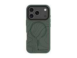TACTICAL MAGFORCE HYPERSTEALTH SIKA szilikon telefonvédő (ütésállóság, MagSafe, topográfiai minta) SÖTÉTZÖLD (57983126295)