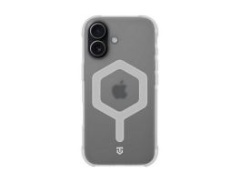 TACTICAL MAGFORCE HEXAGON szilikon telefonvédő (ütésállóság, légpárnás sarok, átlátszó matt hátlap, MagSafe) FEHÉR (57983127339)