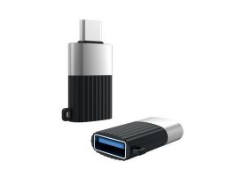XO USB aljzat - Type-C, OTG adapter (XO-NB149-F) fekete