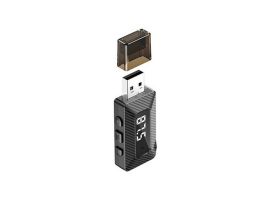 XO BCC16 bluetooth FM transmitter 3.5mm jack aljzat (USB, v5.3, mikrofon, microSD kártyaolvasó) FEKETE (XO-BCC16)