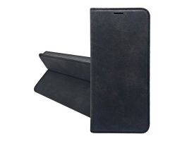 Gigapack Tok álló, bőr hatású (FLIP, oldalra nyíló, asztali tartó, kártyazseb, prémium) FEKETE (GP-171679)