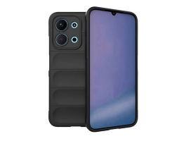 Gigapack Szilikon telefonvédő (ütésállóság, kameravédő, 3D) FEKETE (GP-180053)