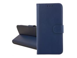 Gigapack Tok álló, bőr hatású (FLIP, oldalra nyíló, kártyazseb, asztali tartó) SÖTÉTKÉK (GP-180198)