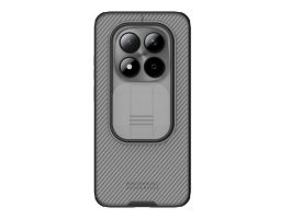 NILLKIN CAMSHIELD PRO szilikon telefonvédő (ütésállóság, kameravédő, csíkos) ÁTLÁTSZÓ/FEKETE (GP-180877)