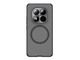 NILLKIN SUPER FROSTED PRO MAGNETIC műanyag telefonvédő (mágneses, ütésállóság, gumírozott) ÁTLÁTSZÓ/FEKETE (GP-180981)