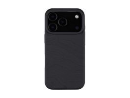 TACTICAL MAGFORCE BEAVER szilikon telefonvédő (mikrofiber plüss belső, matt, MagSafe, topográfiai minta) FEKETE (57983126348)