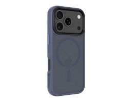 TACTICAL MAGFORCE HYPERSTEALTH szilikon telefonvédő (ütésállóság, átlátszó matt hátlap, MagSafe) SÖTÉTKÉK (57983126631)