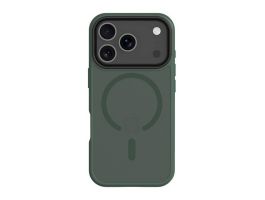 TACTICAL MAGFORCE HYPERSTEALTH szilikon telefonvédő (ütésállóság, átlátszó matt hátlap, MagSafe) SÖTÉTZÖLD (57983126632)