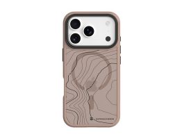 TACTICAL MAGFORCE HYPERSTEALTH SIKA szilikon telefonvédő (ütésállóság, MagSafe, topográfiai minta) SÖTÉTBARNA (57983126296)