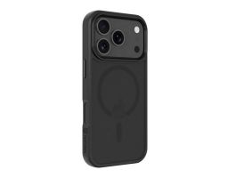TACTICAL MAGFORCE HYPERSTEALTH szilikon telefonvédő (ütésállóság, átlátszó matt hátlap, MagSafe) FEKETE (57983126630)