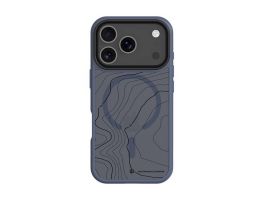 TACTICAL MAGFORCE HYPERSTEALTH SIKA szilikon telefonvédő (ütésállóság, MagSafe, topográfiai minta) SÖTÉTKÉK (57983126294)